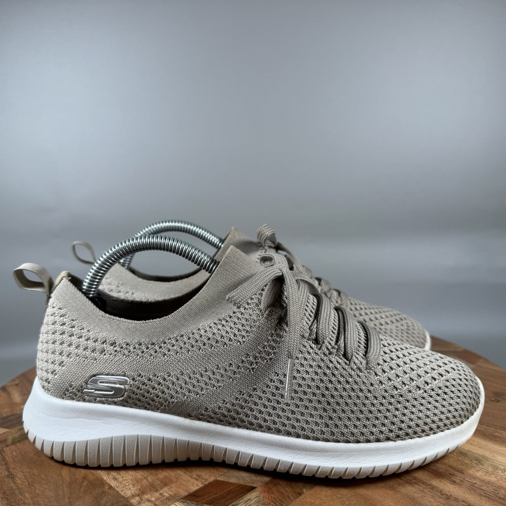 Skechers Ultra Flex‎ Statements Women's 6 Sneakers Beige Shoes